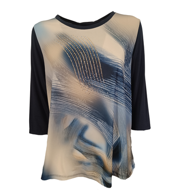 WOMEN'S SHAPED SWEATER 3/4M 13757C Tellini S.r.l. Wholesale Clothing